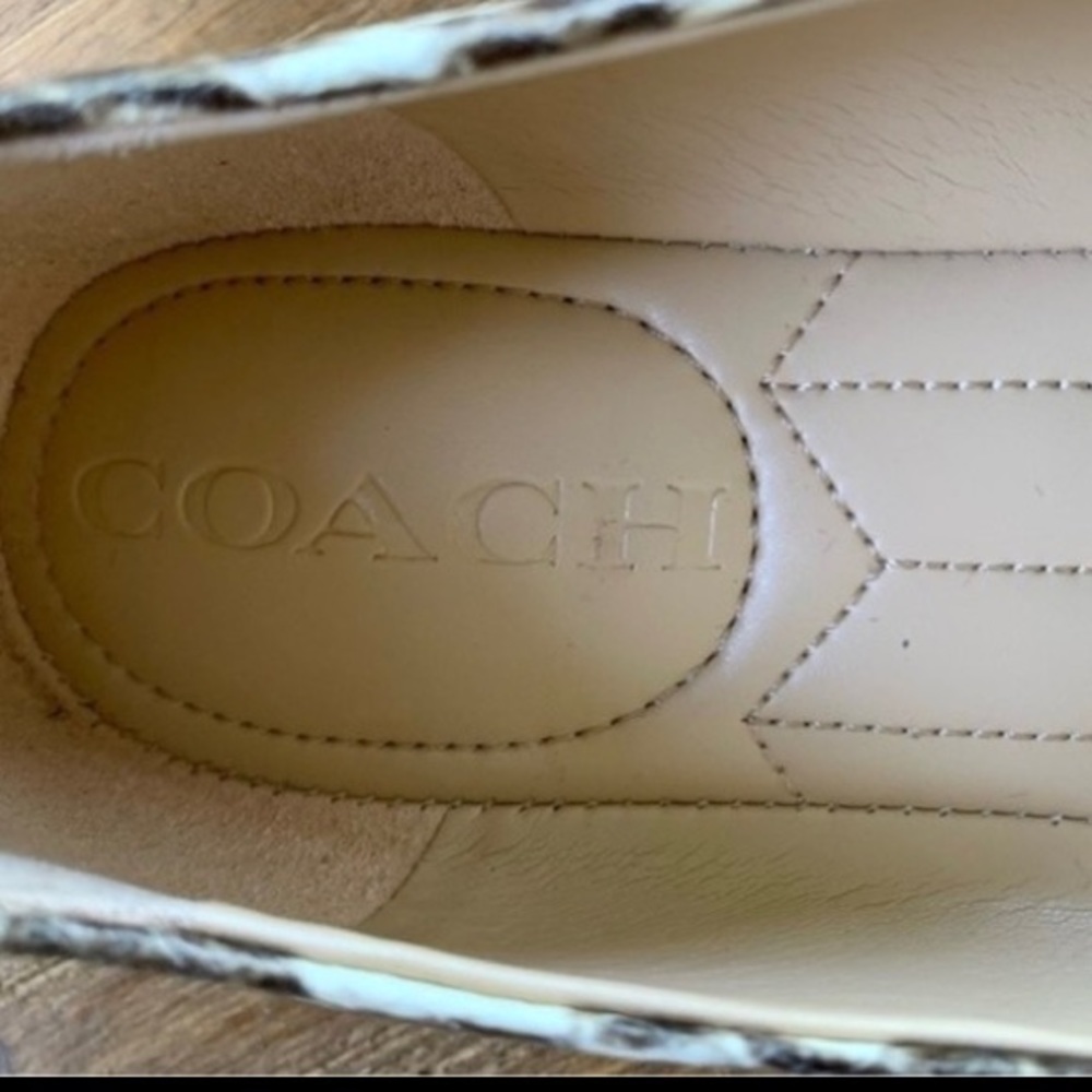 Coach Annabel Snake Print Pointed Toe Ballet Flats Sz 6.5 New! - Picture 13 of 13